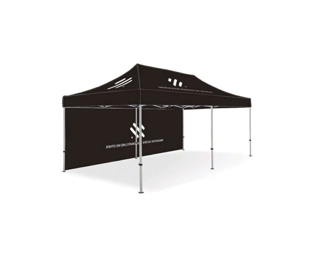 1_6x3m-Event-tent-solid-w-logo-print-roof-and-1-wall